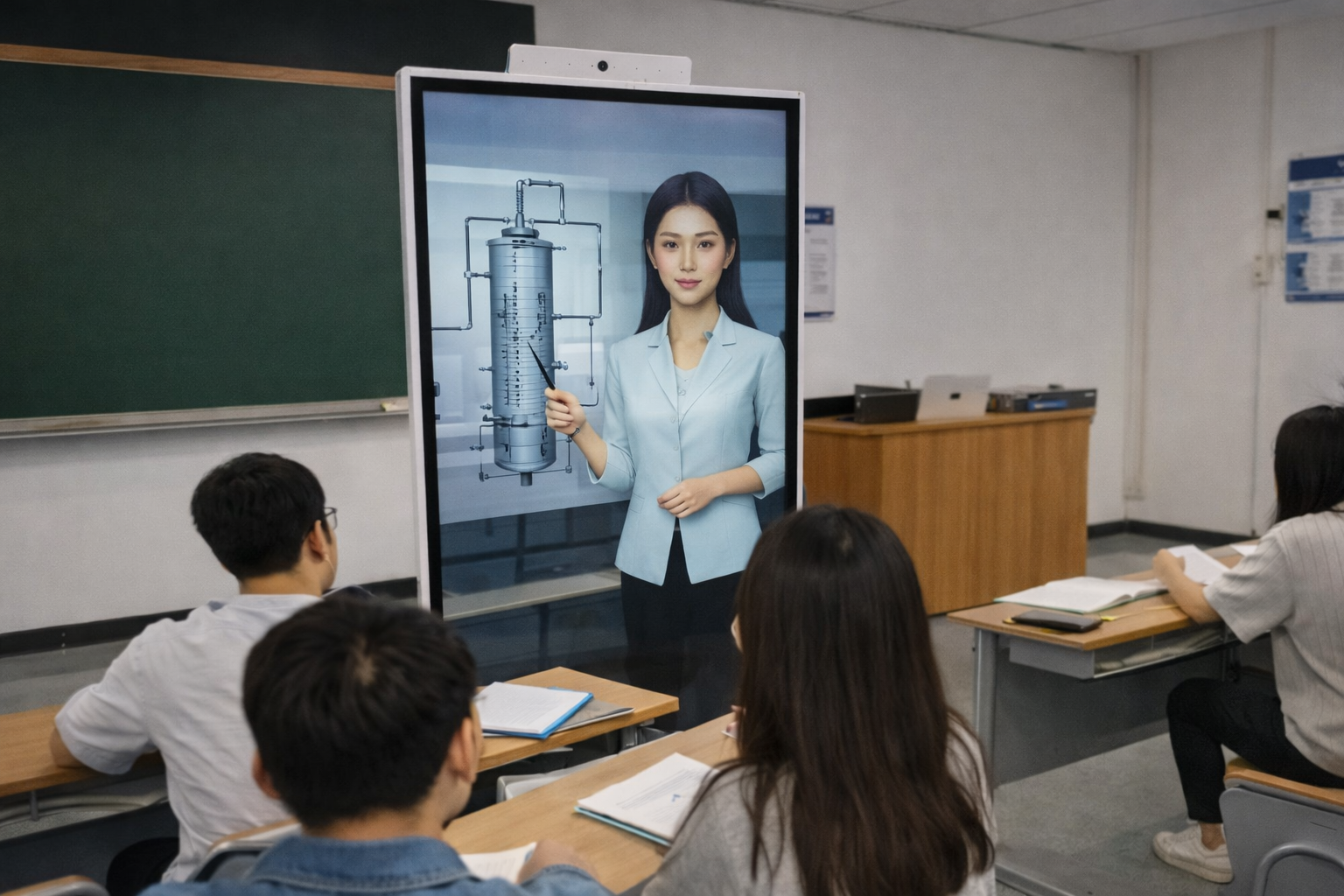 化工 AI 智能教學(xué)機(jī)器人